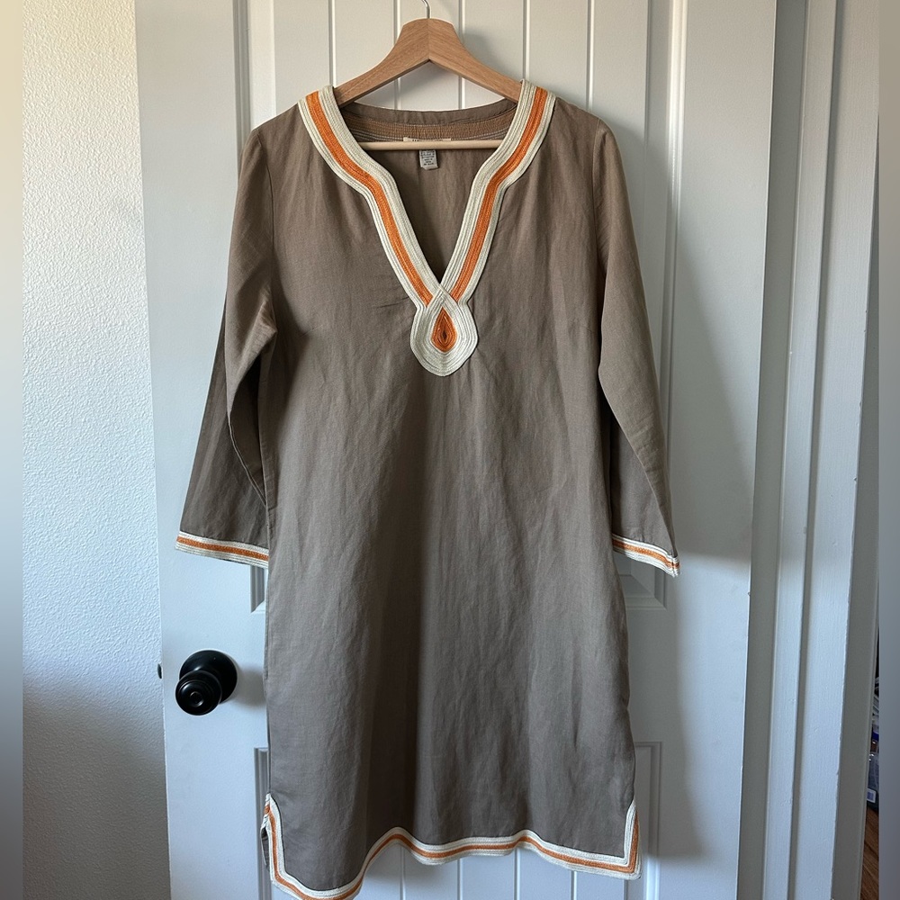 Lucky Brand Brown Linen Tunic